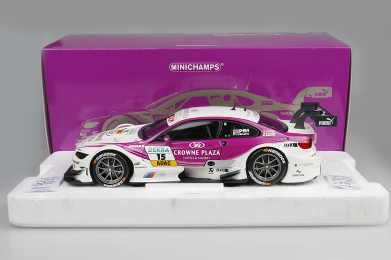 1/18 Minichamps BMW E92 M3 DTM Team RBM Andy Priaulx #15 Diecast Car Model