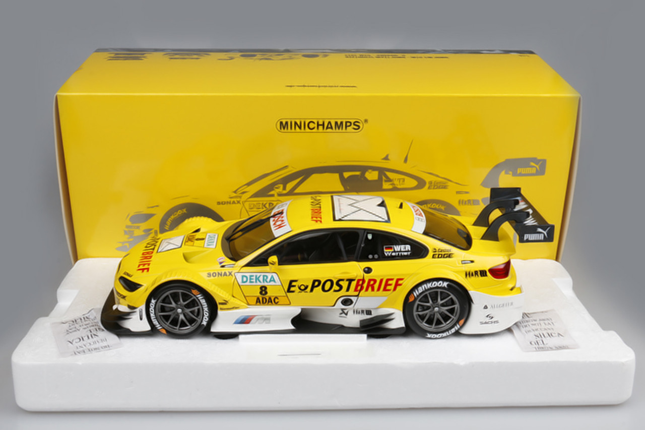 1/18 Minichamps BMW E92 M3 DTM Team SCHNITZER N D. Werner #8 Diecast Car Model