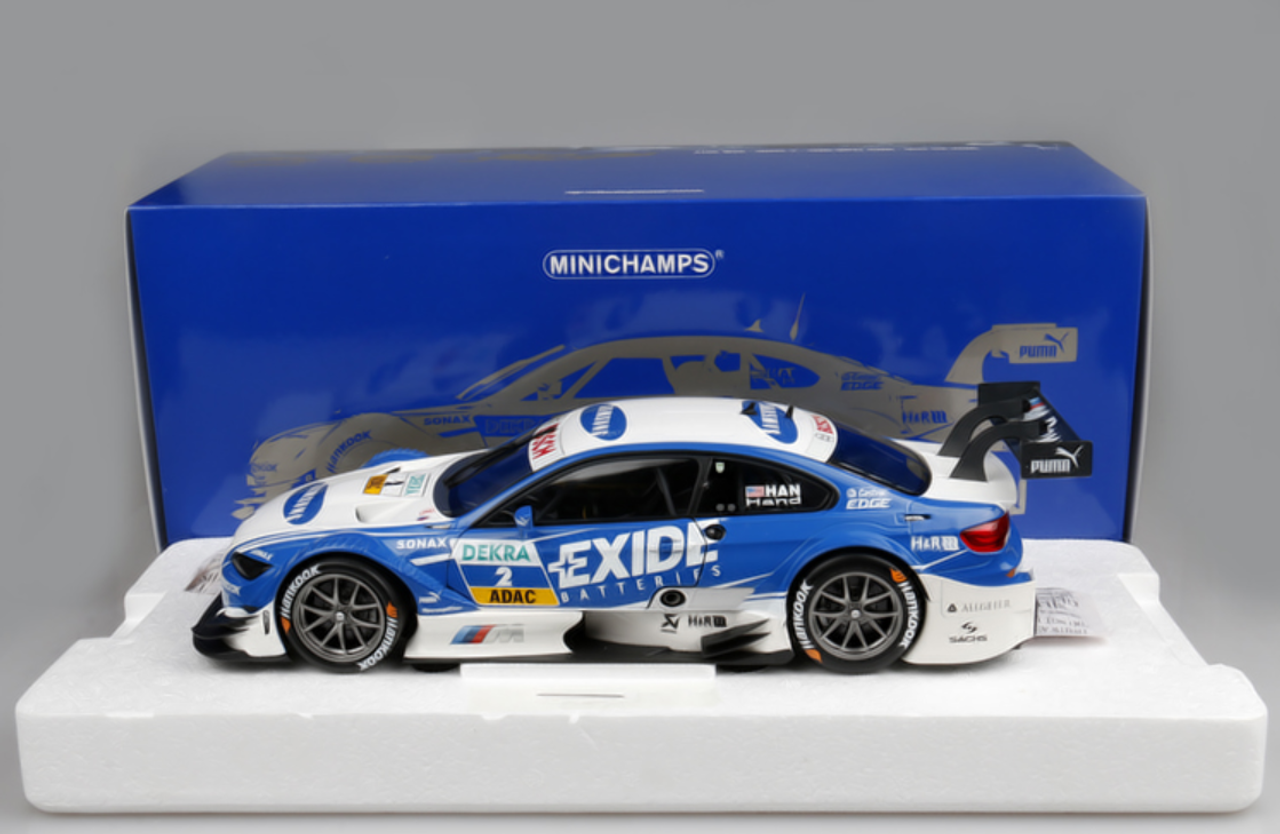 1/18 Minichamps BMW E92 M3 DTM Team RMG Reinhold Joey Hand #2 Diecast Car Model