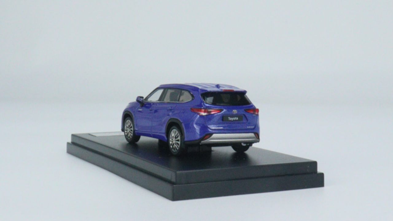 1/64 LCD Toyota HighLander Blue Diecast Car Model