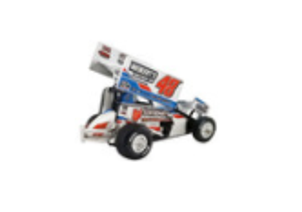 Winged Sprint Car #48 Danny Dietrich "Weikert's Livestock" Gary Kauffman Racing "World of Outlaws" (2022) 1/64 Diecast Model Car by ACME