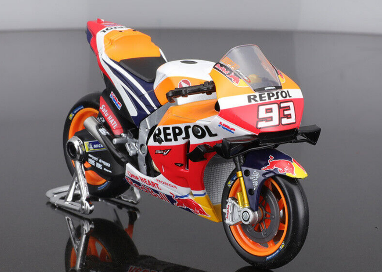 1/18 Maisto 2021 Marc Marquez Honda RC213V #93 MotoGP Diecast Model