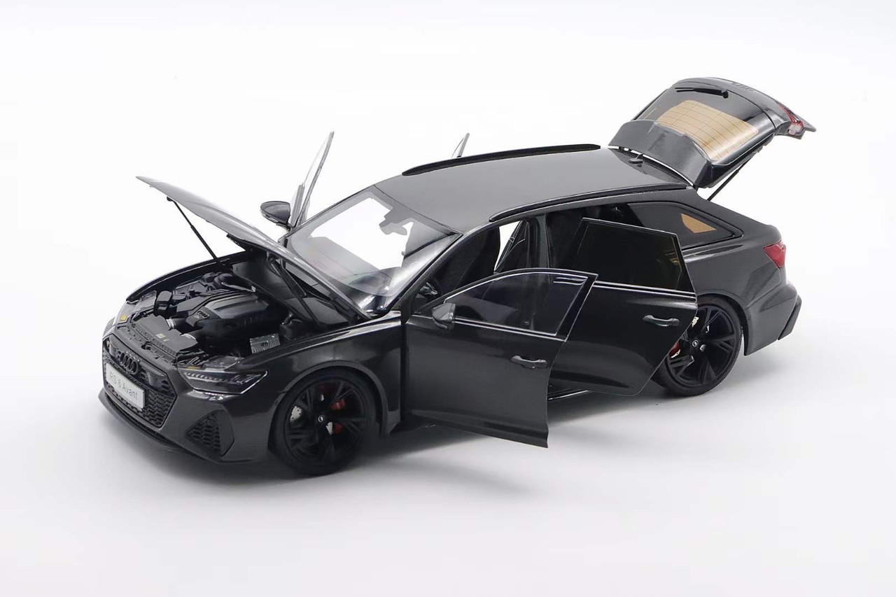 1/18 Kilo Works Audi RS6 C8 Carbon Fiber Body Full Open Diecast Car Model