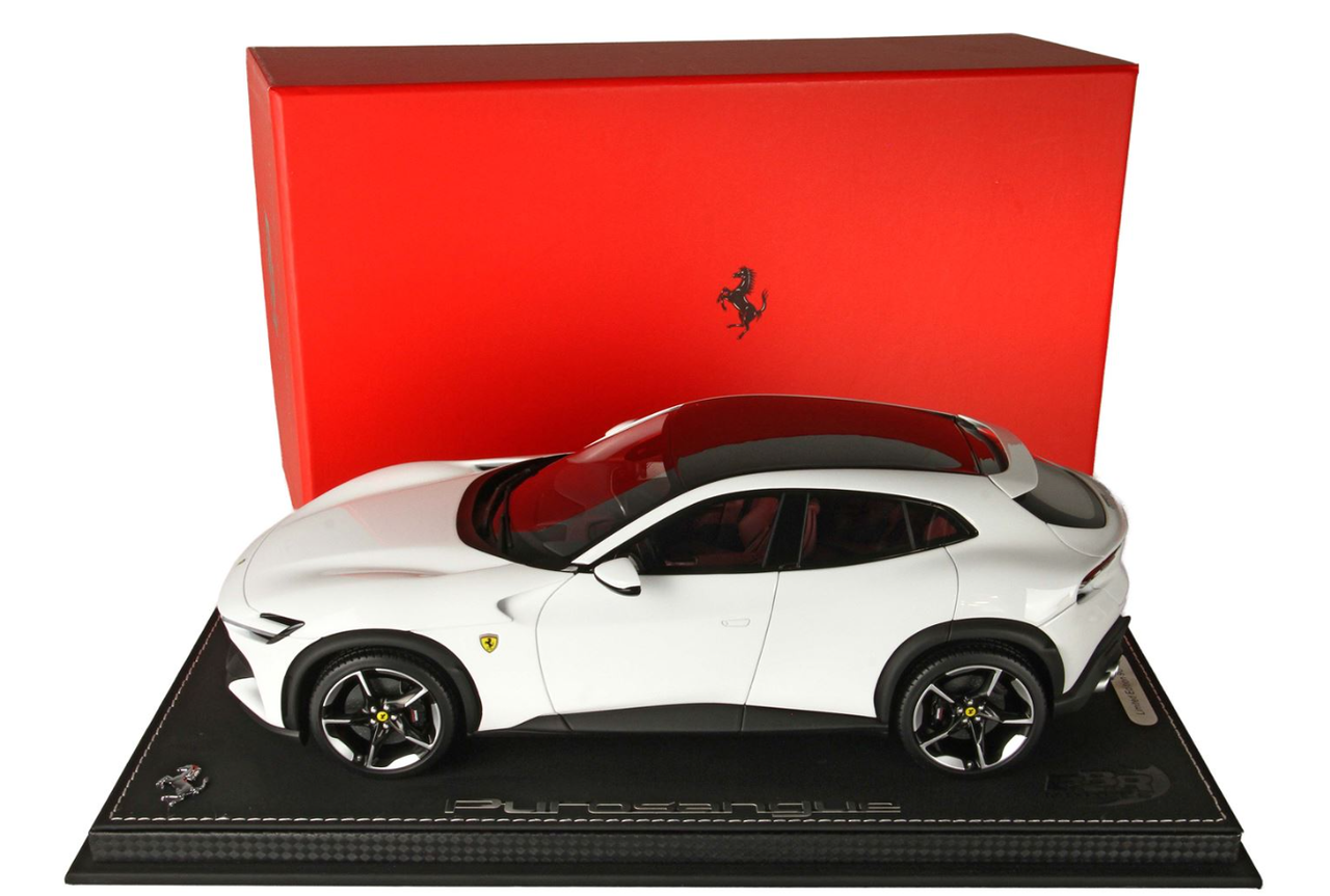 1/18 BBR Ferrari Purosangue (White Metallic) Resin Car Model