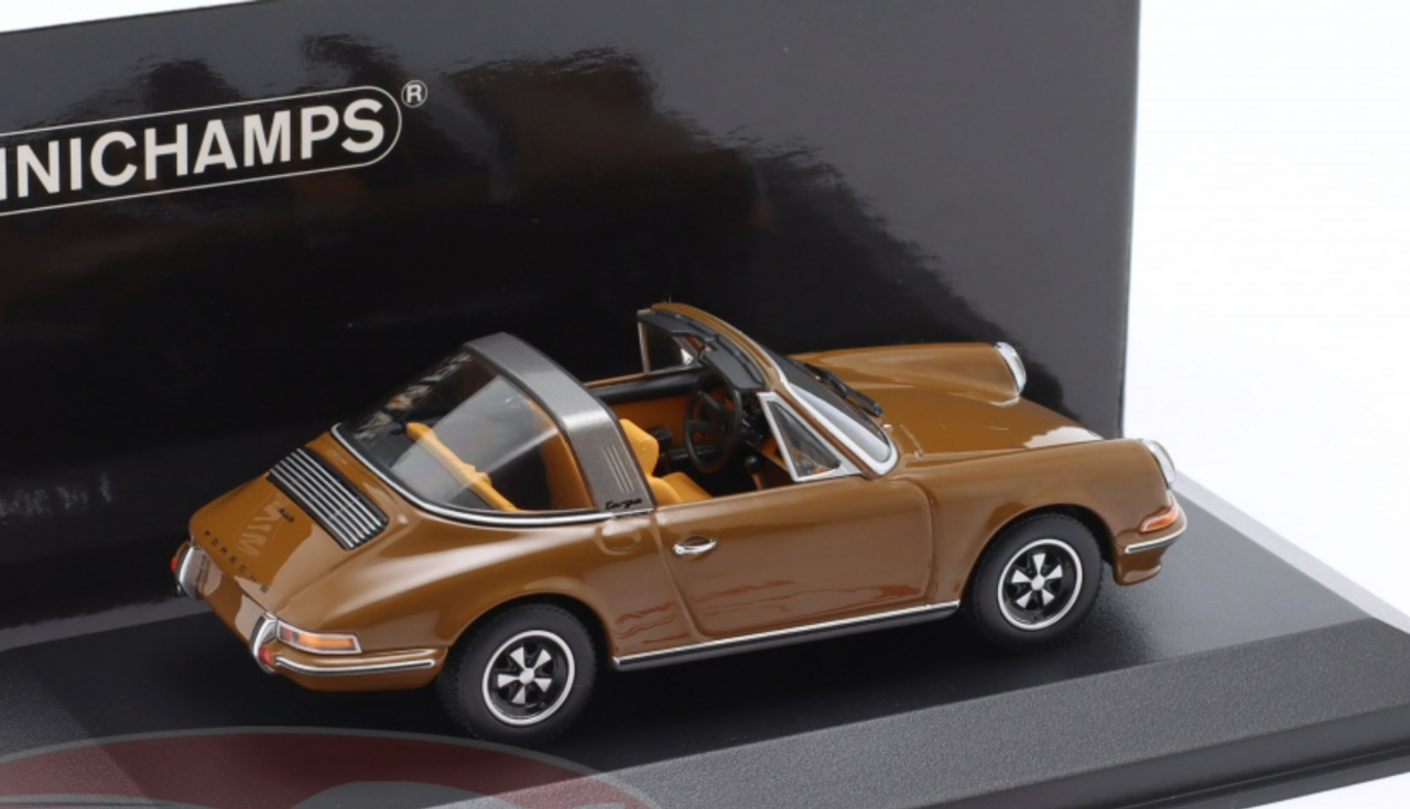 1/43 Minichamps 1972 Porsche 911 Targa S (Sepia Brown) Car Model