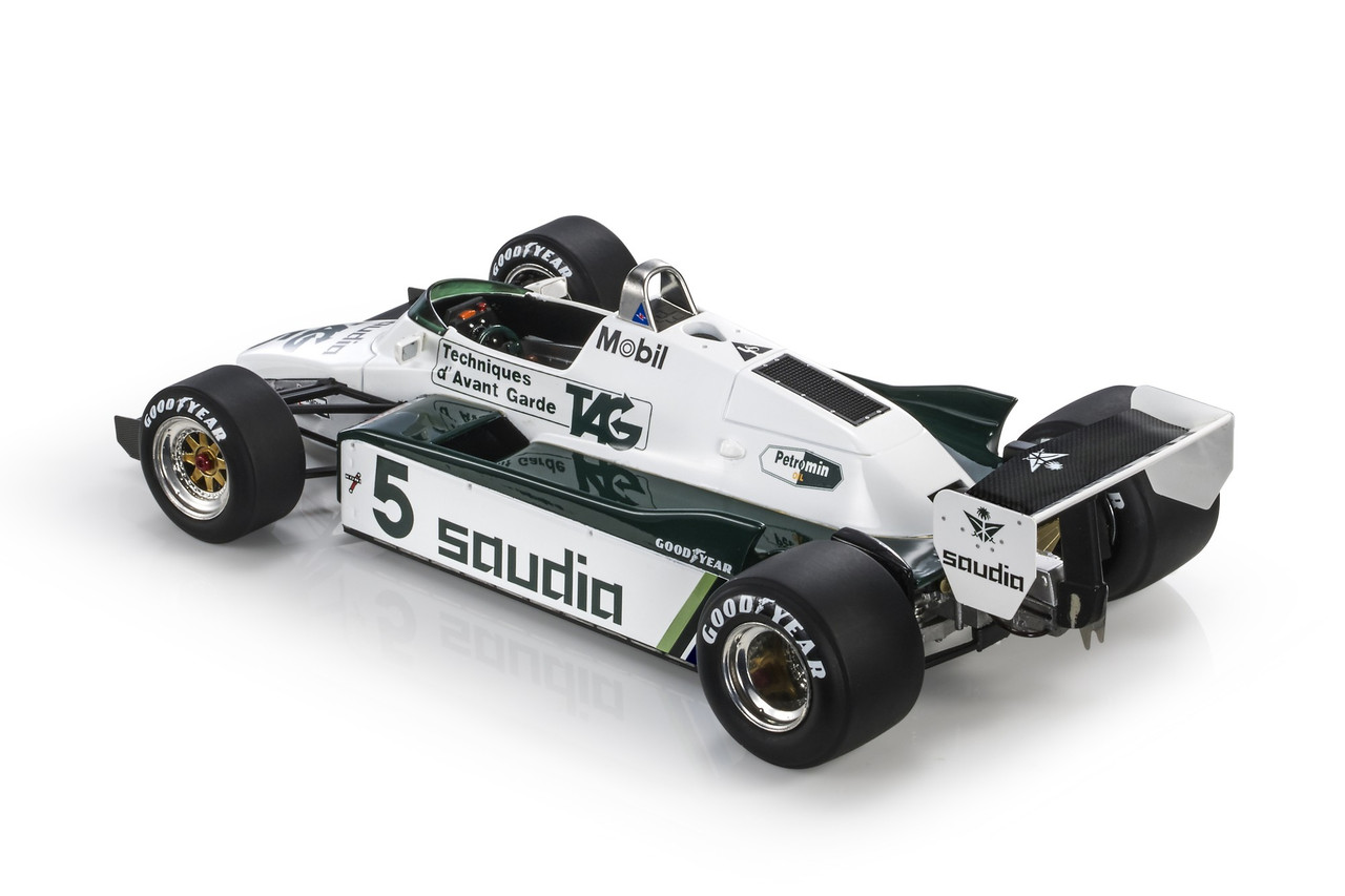 1/18 GP Replicas 1982 Derek Daly Williams FW08 #5 7th Swiss GP Formula 1 Car Model