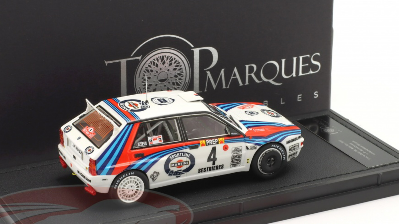 1/43 TopMarques 1992 Lancia Delta HF Integrale #4 Winner Rallye Monte Carlo Car Model