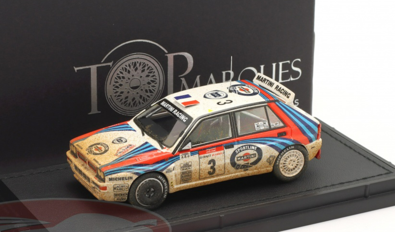 【大人気好評】TopMarques　1/43　ランチア・デルタ HF インテグラーレ Evo2　bluemet　1992　限定500台 BBR