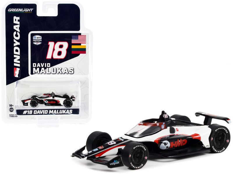 Greenlight 1:64 Indy Car #18 David Malukas &ndash; Dale Coyne Racing &ndash; HMD Trucking &ndash; 2023 &ndash; Nuovo In Scatola