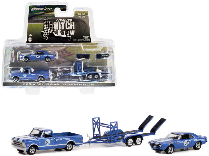 ho 1968 Chevrolet C-10 Pickup Truck #56 and 1967 Chevrolet Camaro #56