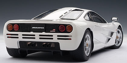 1 18 Autoart Mclaren F1 White Diecast Car Model 76004