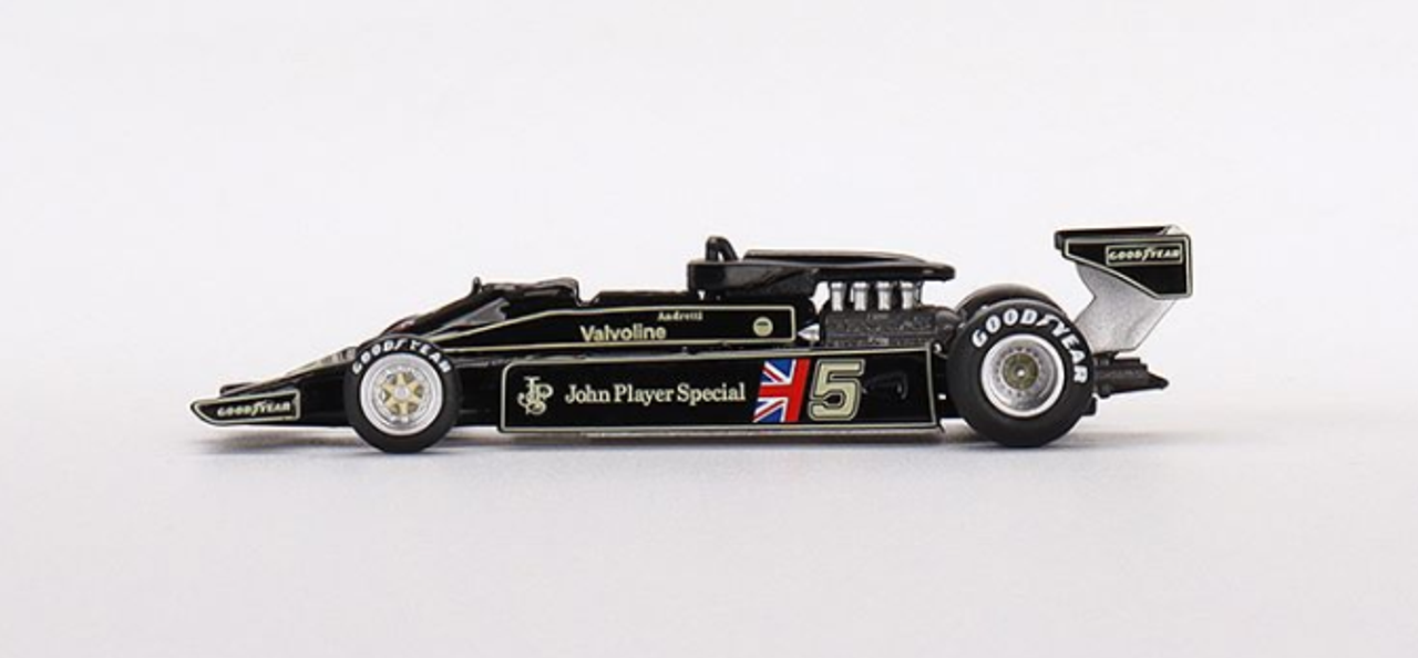 1/64 Mini GT 1977 Formula 1 Lotus 78 #5 Presentation Diecast Car Model