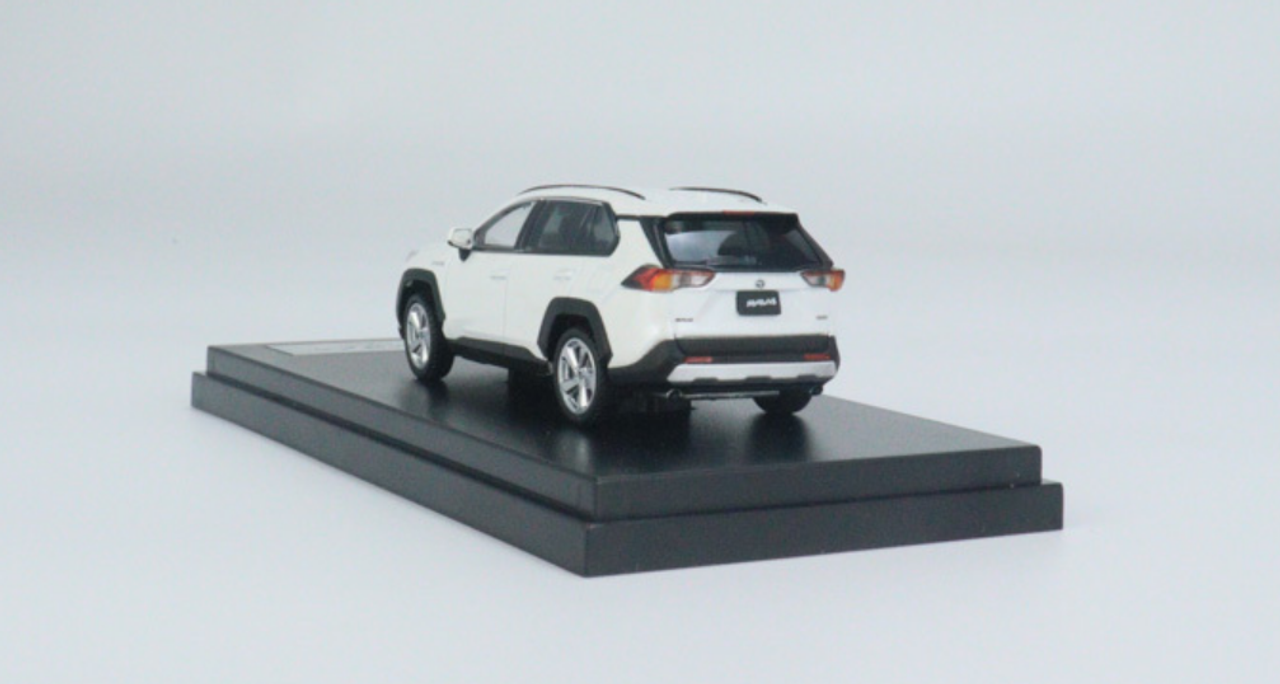  1/64 LCD Toyata RAV4 Hybrid Pearl White Diecast Car Model