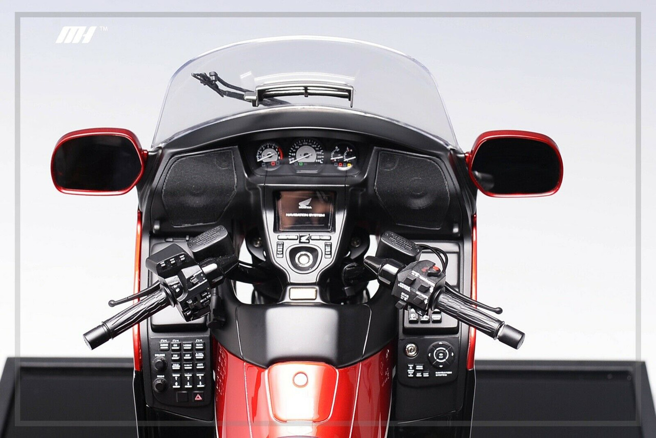 1/6 Motorhelix Honda Goldwing GL800 GL 1800 (Red) Diecast Opening Model