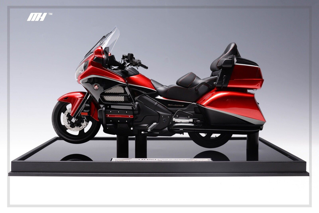 1/6 Motorhelix Honda Goldwing GL800 GL 1800 (Red) Diecast Opening Model