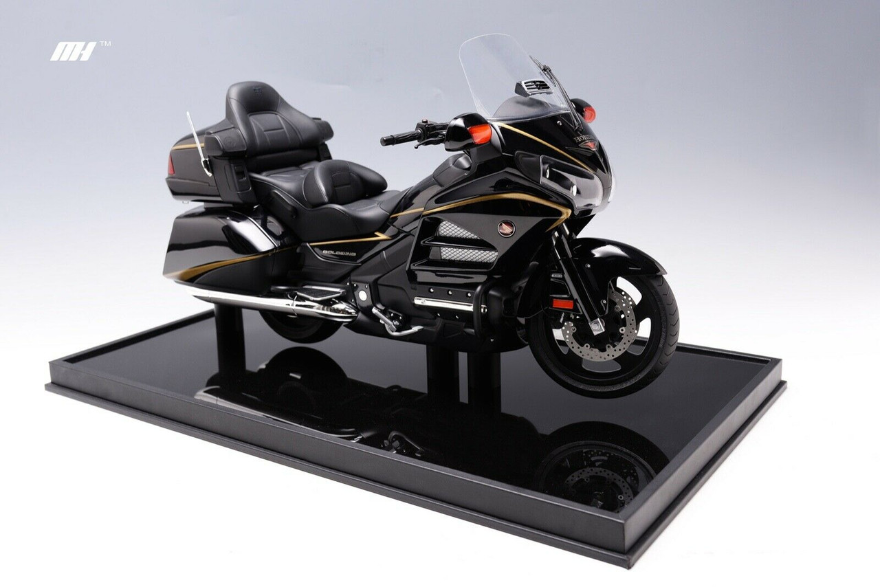 1/6 Motorhelix Honda Goldwing GL800 GL 1800 (Black) Diecast Opening Model