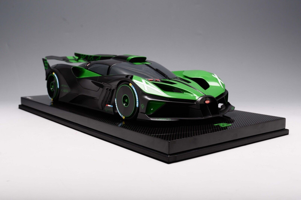 1/12 Bugatti Bolide (Carbon Bugatti Green) Resin Car Model Limited