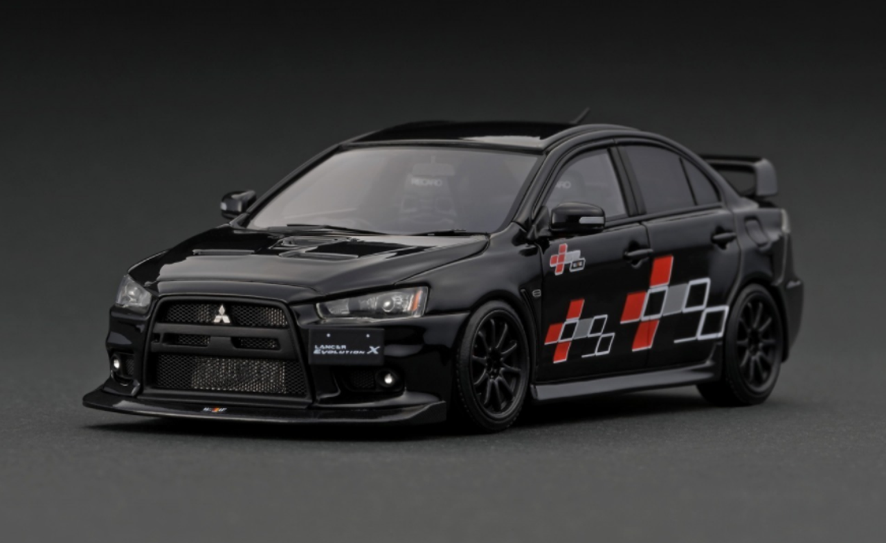 1/43 Ignition Model Mitsubishi Lancer Evolution X (CZ4A) Black Metallic