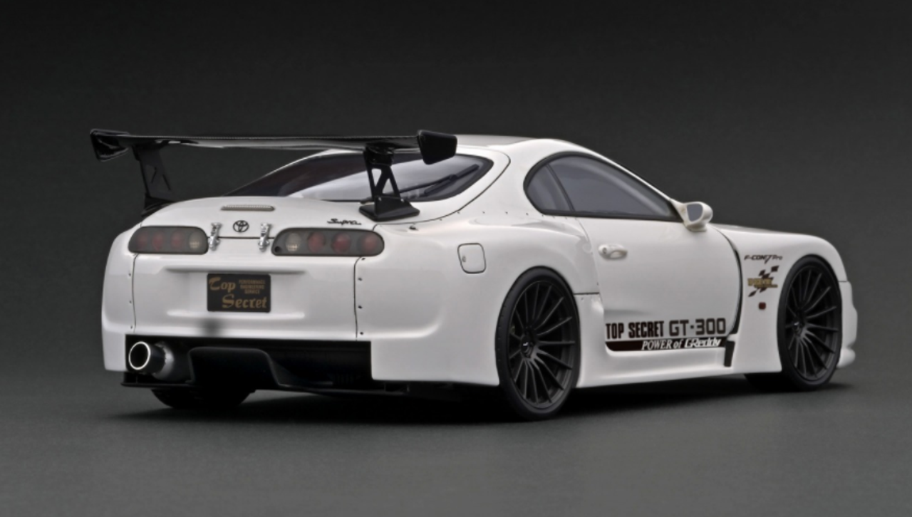  1/18 Ignition Model  Toyota TOP SECRET GT300 Supra (JZA80) White