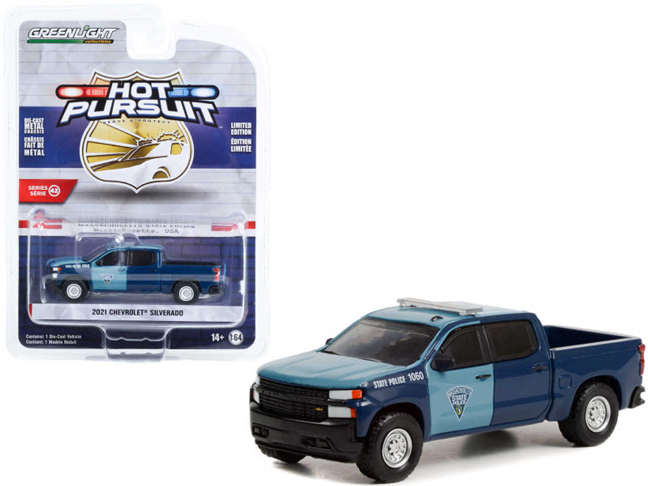 2021 Chevrolet Silverado Police Pickup Truck Blue 