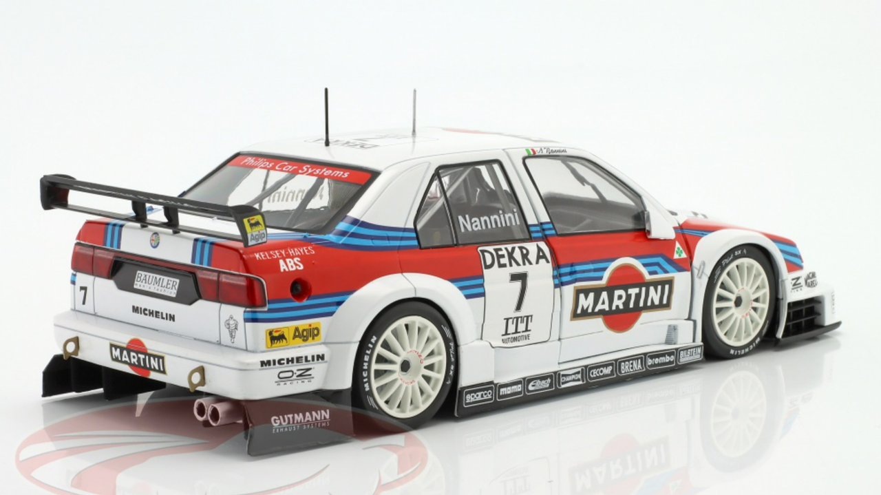 1/18 Werk83 1995 Alessandro Nannini Alfa Romeo 155 V6 TI #7 Martini Racing Alfa Corse DTM / ITC Car Model