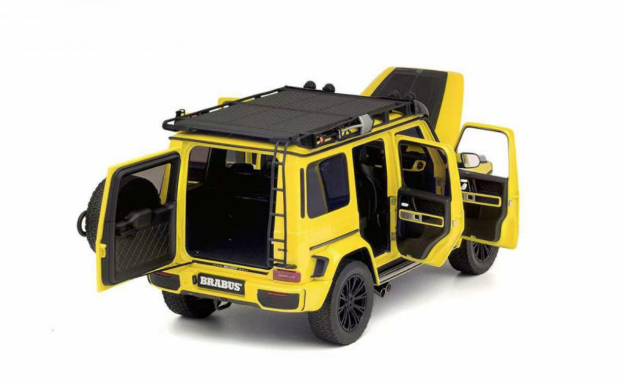 1/18 Almost Real 2020 Mercedes-Benz G63 AMG Brabus G800 (Yellow) Car Model Limited 504 Pieces