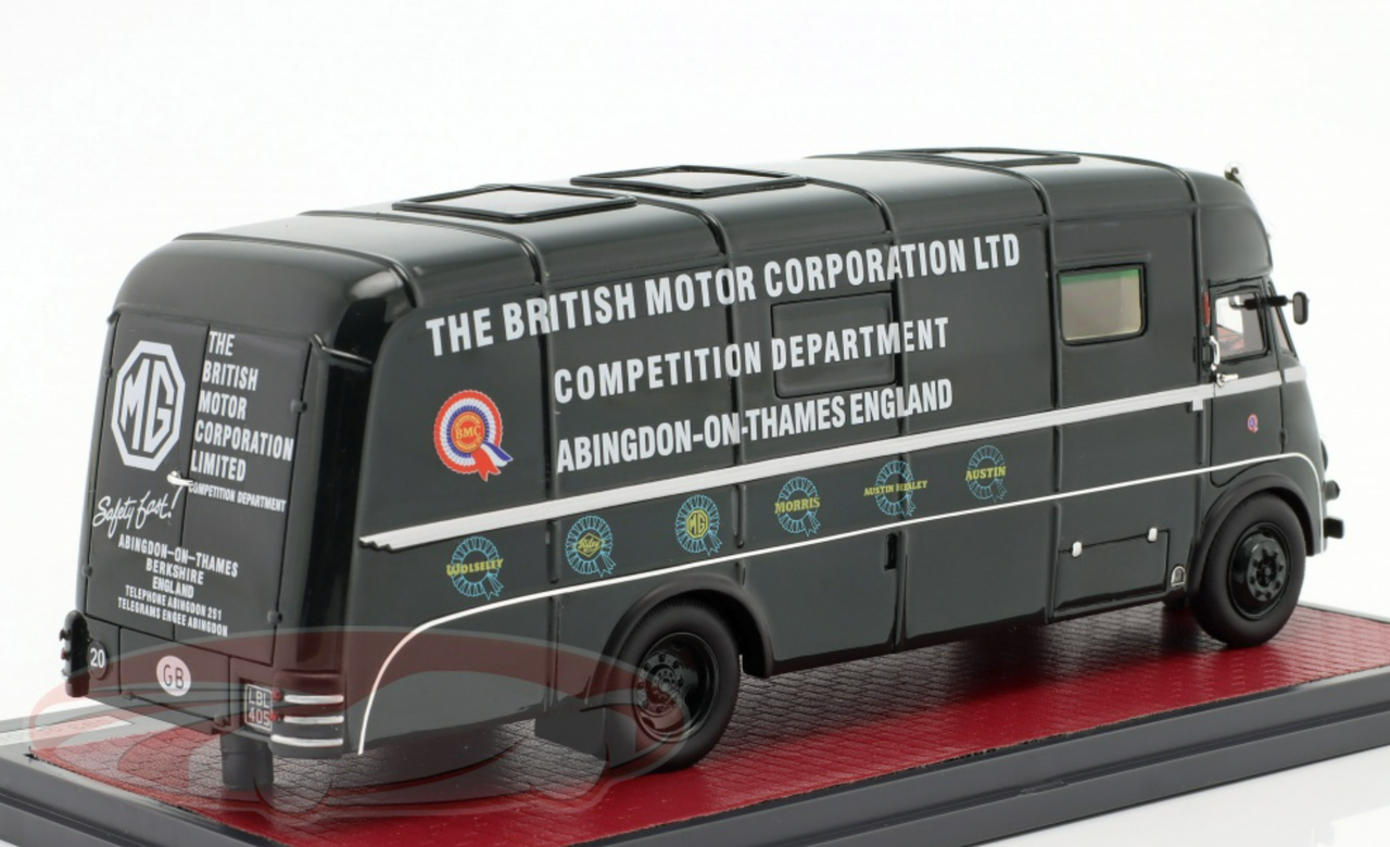 1/43 Matrix 1955 Morris Commercial British Motor Corporation Racing Support Vehicle Model