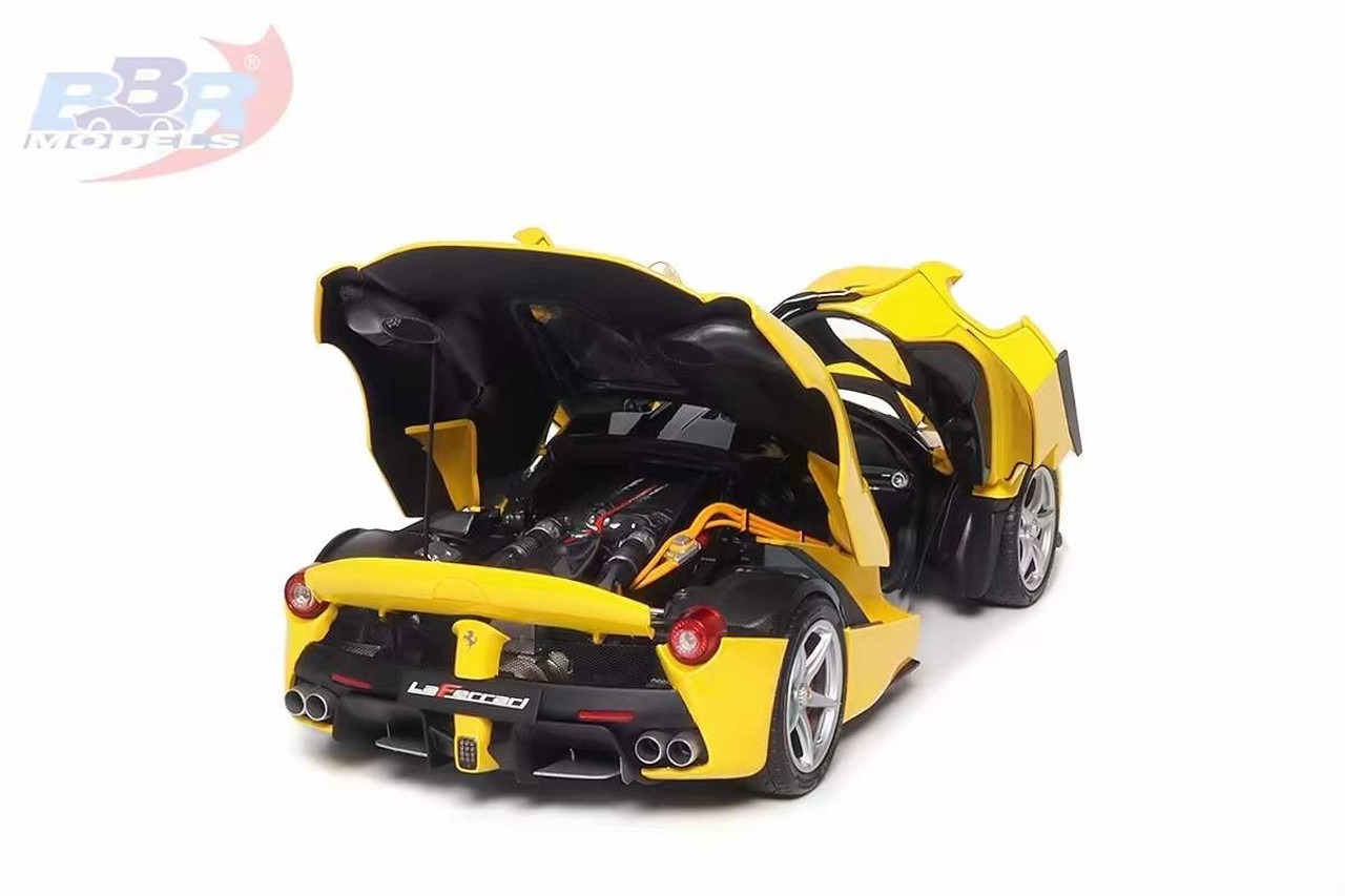 1/18 BBR Ferrari LaFerrari (Modena Yellow) Diecast Full Open Model