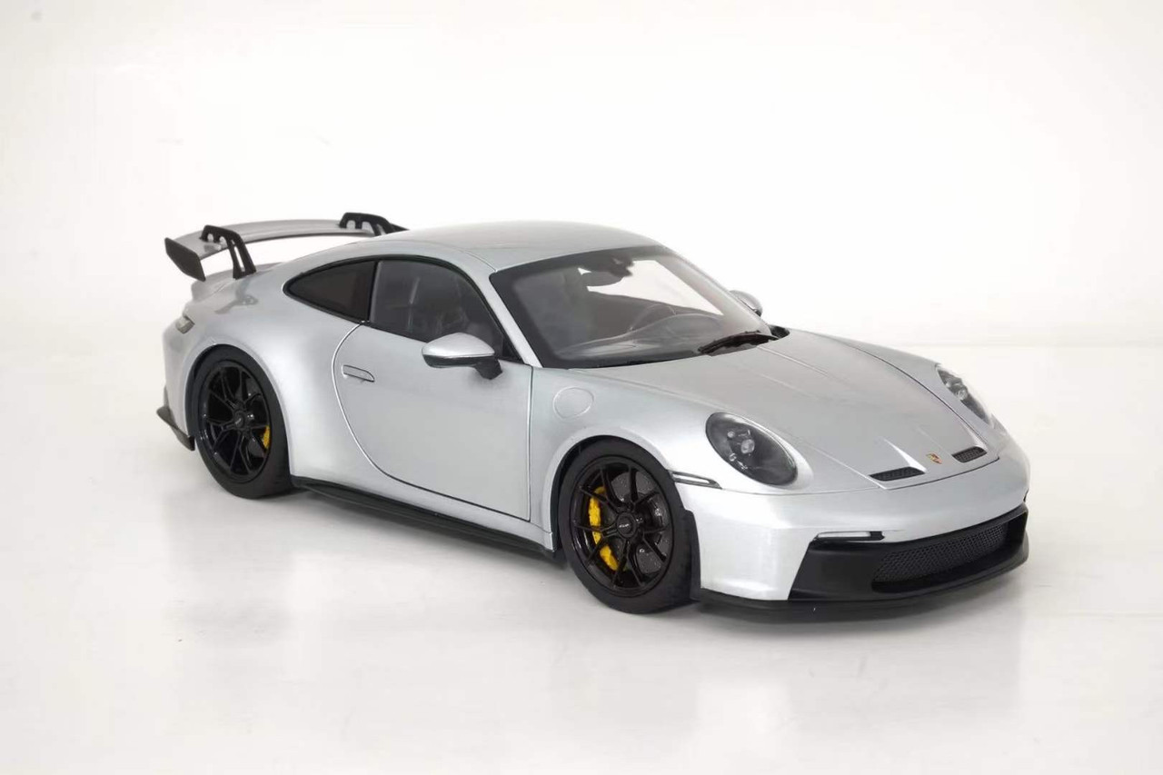 1/18 Norev 2021 Porsche 911 992 GT3 (Silver) Diecast Car Model