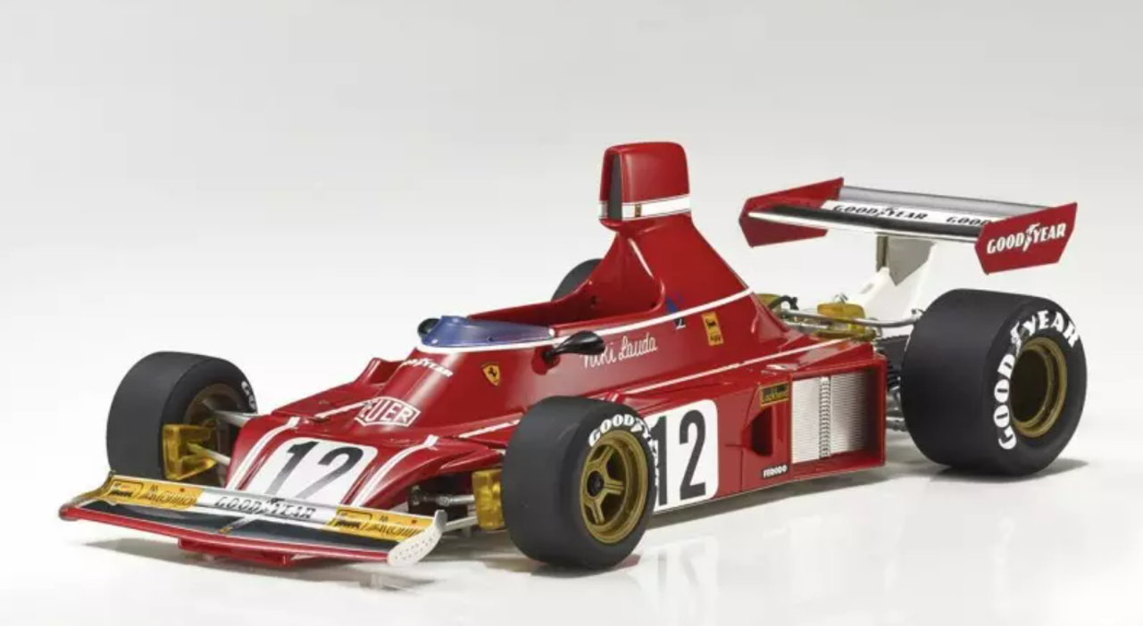 1/18 GP Replicas 1974 Ferrari 312 B3 12 F1 Niki Lauda GP Car Model