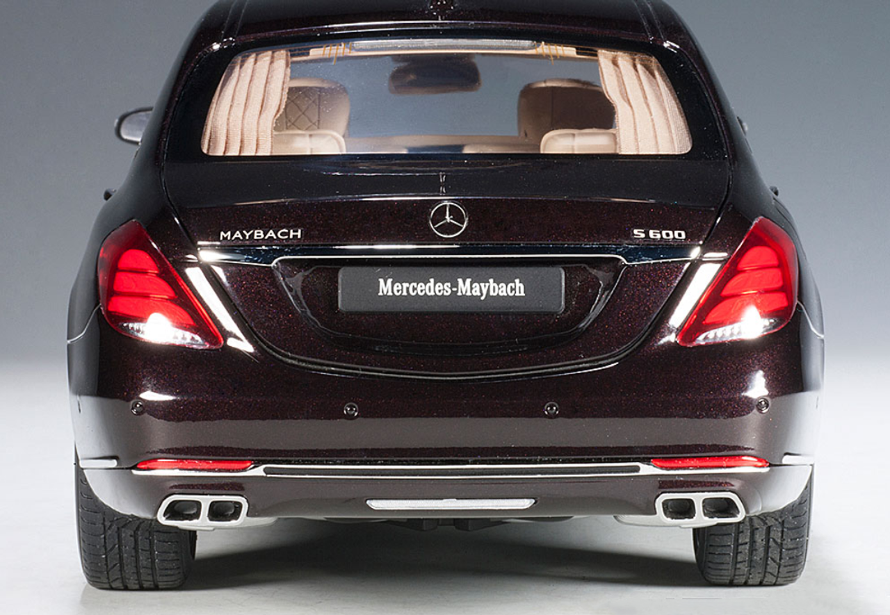 1/18 AUTOart MERCEDES MAYBACH S 600 S600 PULLMAN (DARK RED METALLIC) Diecast Car Model 76299