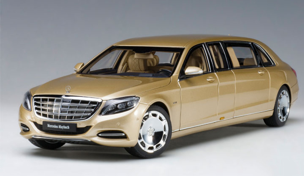 1/18 AUTOart Mercedes Maybach S 600 S600 Pullman (Gold) Car Model