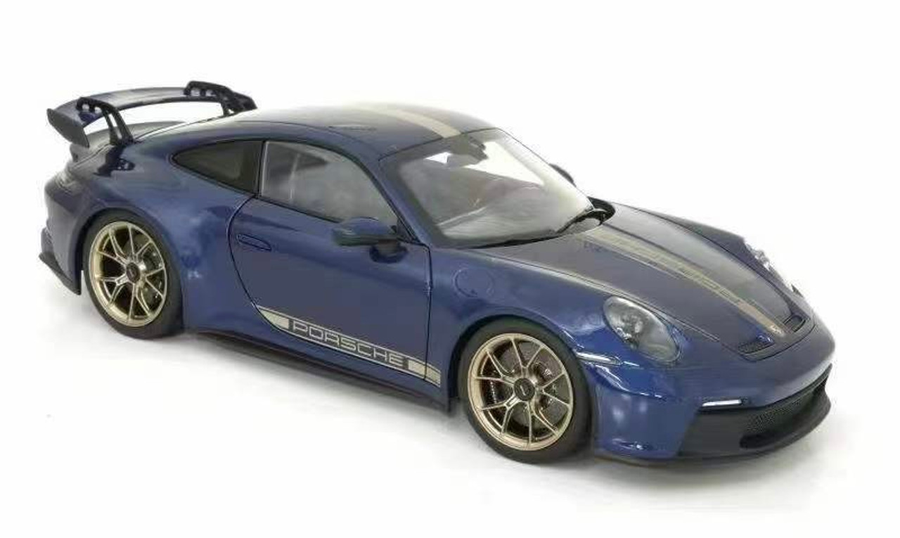 1/18 Norev 2021 Porsche 911 992 GT3 (Dark Blue) Diecast Car Model