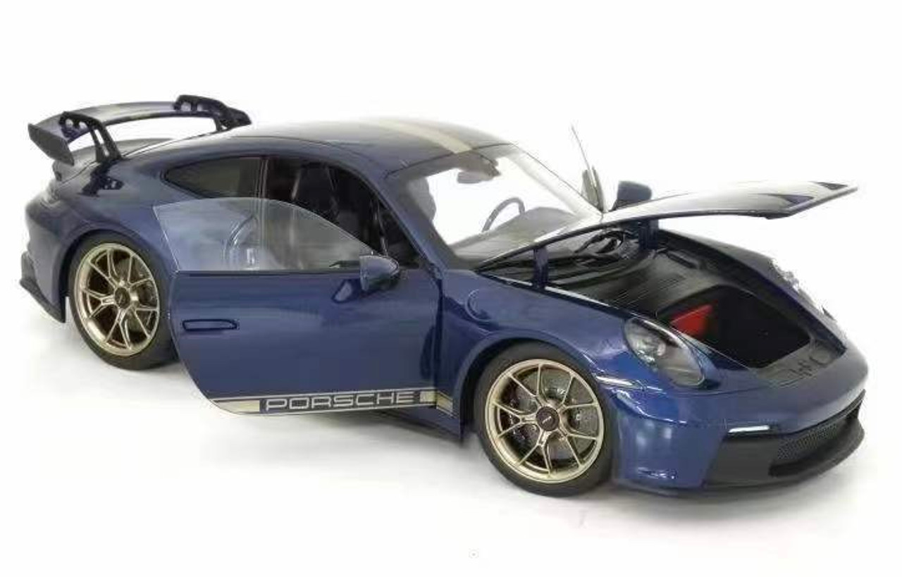 1/18 Norev 2021 Porsche 911 992 GT3 (Dark Blue) Diecast Car Model