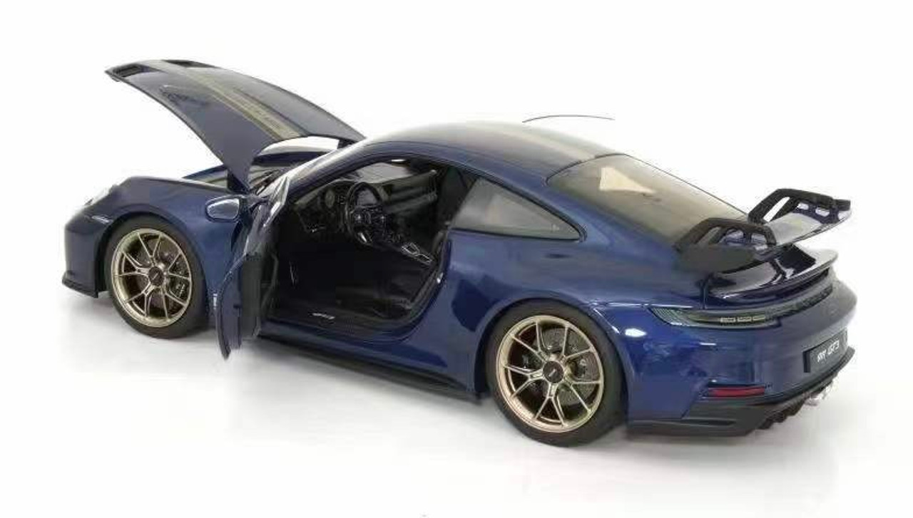 1/18 Norev 2021 Porsche 911 992 GT3 (Dark Blue) Diecast Car Model