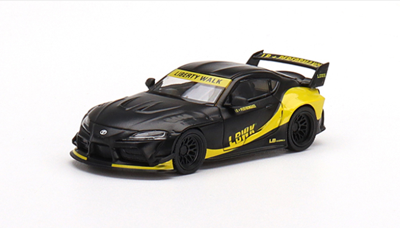 MINI GT Toyota GR Supra LB★WORKS マットブラック 1/64 MINI GT Toyota GR Supra LB-Works Matte Black