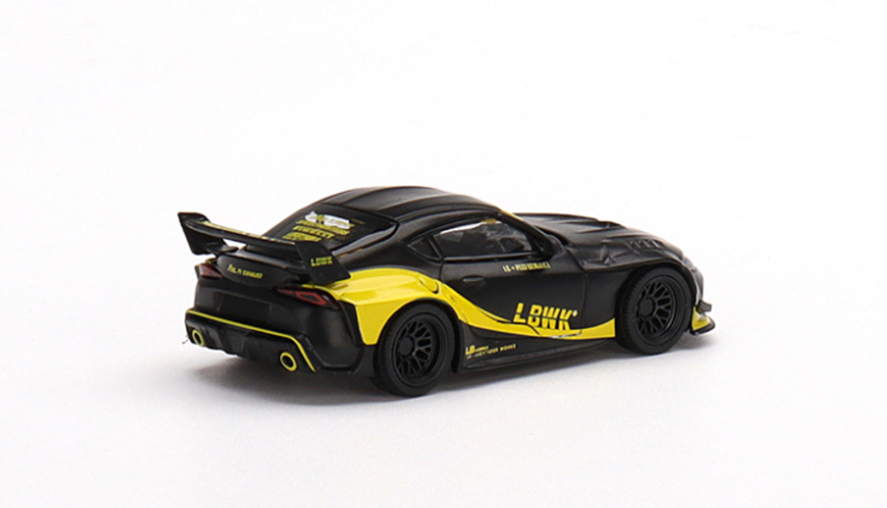 MINI GT Toyota GR Supra LB★WORKS マットブラック 1/64 MINI GT Toyota GR Supra LB-Works Matte Black