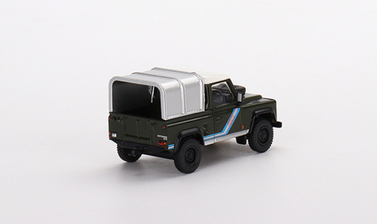 1/64 MINI GT Land Rover Defender 90 Pickup Bronze Green 