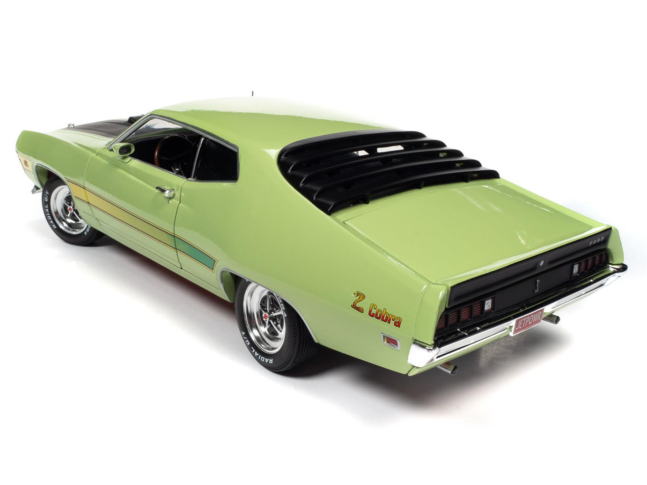 1/18 Auto World 1971 Ford Torino Cobra (Lime Gabber Green) Diecast Car Model