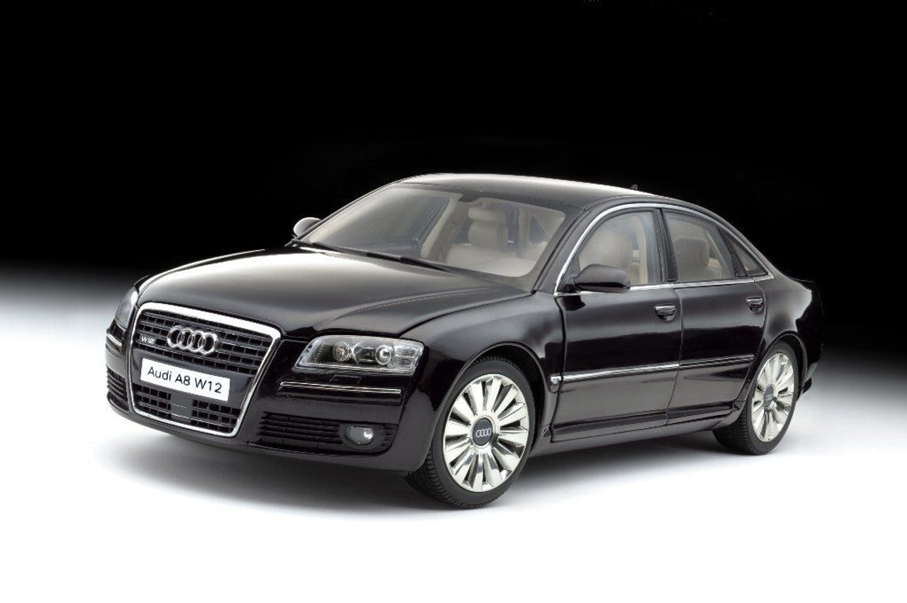 1/18 Kyosho Audi A8 D3 W12 (Black) Diecast Car Model