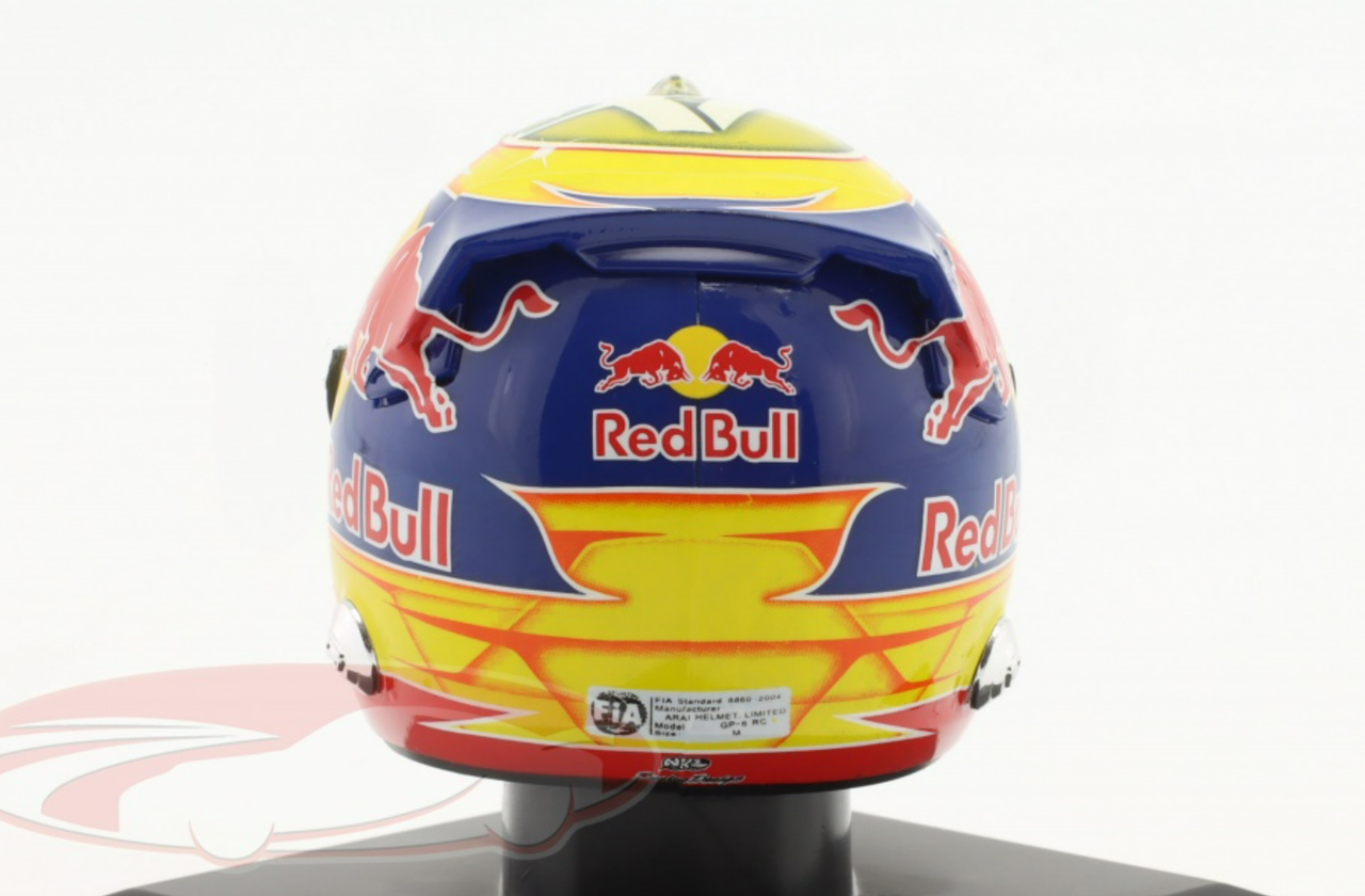 1/5 Spark 2011 Jaime Alguersuari #19 Scuderia Toro Rosso Formula 1 Helmet Model