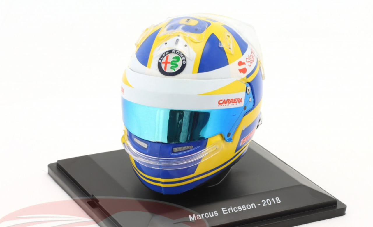 1/5 Spark 2018 Marcus Ericsson #9 Alfa Romeo Sauber F1 Team Formula 1 Helmet Model