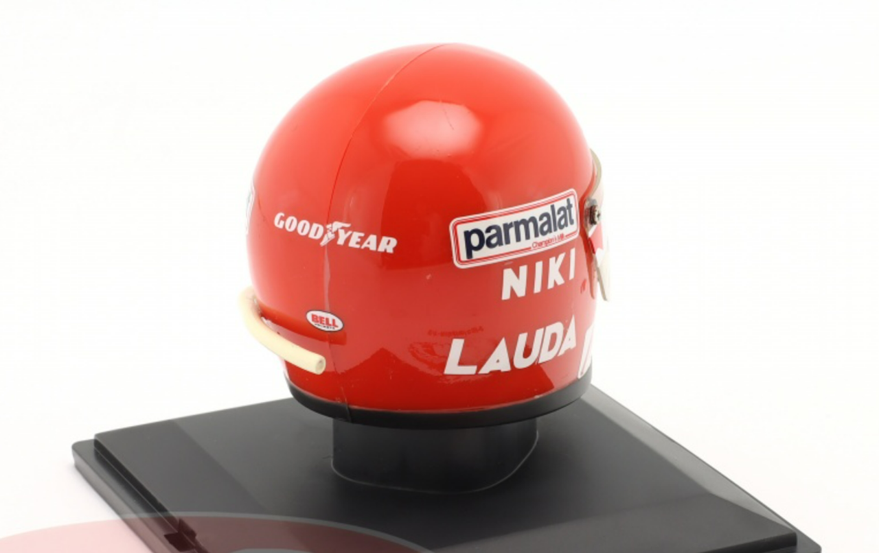 1/5 Spark 1977 Niki Lauda #11 Scuderia Ferrari World Champion Formula 1 Helmet Model