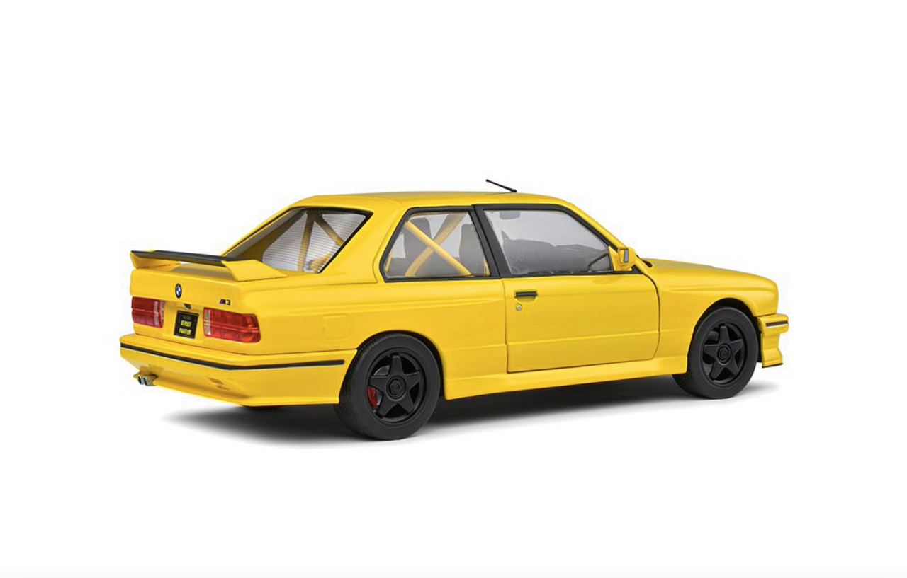 1/18 Solido 1990 BMW M3 (E30) Street Fighter (Dakar Yellow) Diecast Car Model