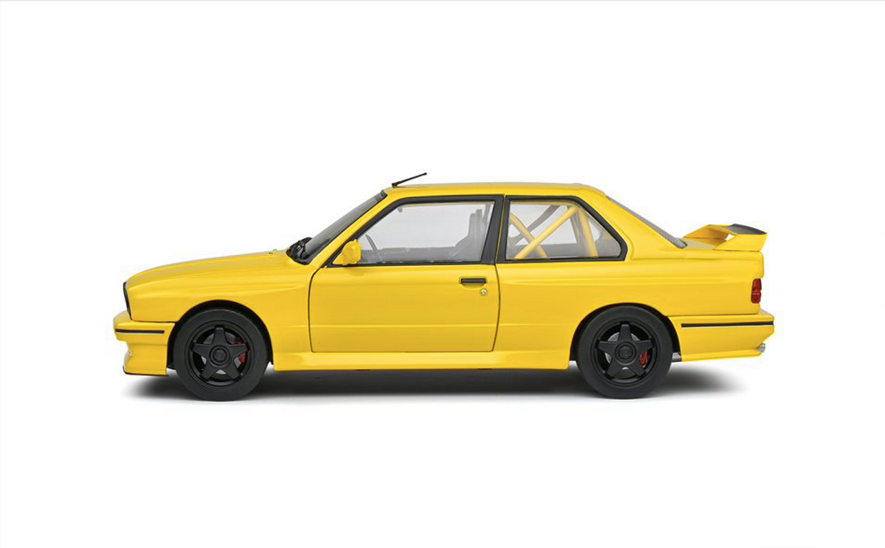 1/18 Solido 1990 BMW M3 (E30) Street Fighter (Dakar Yellow) Diecast Car Model