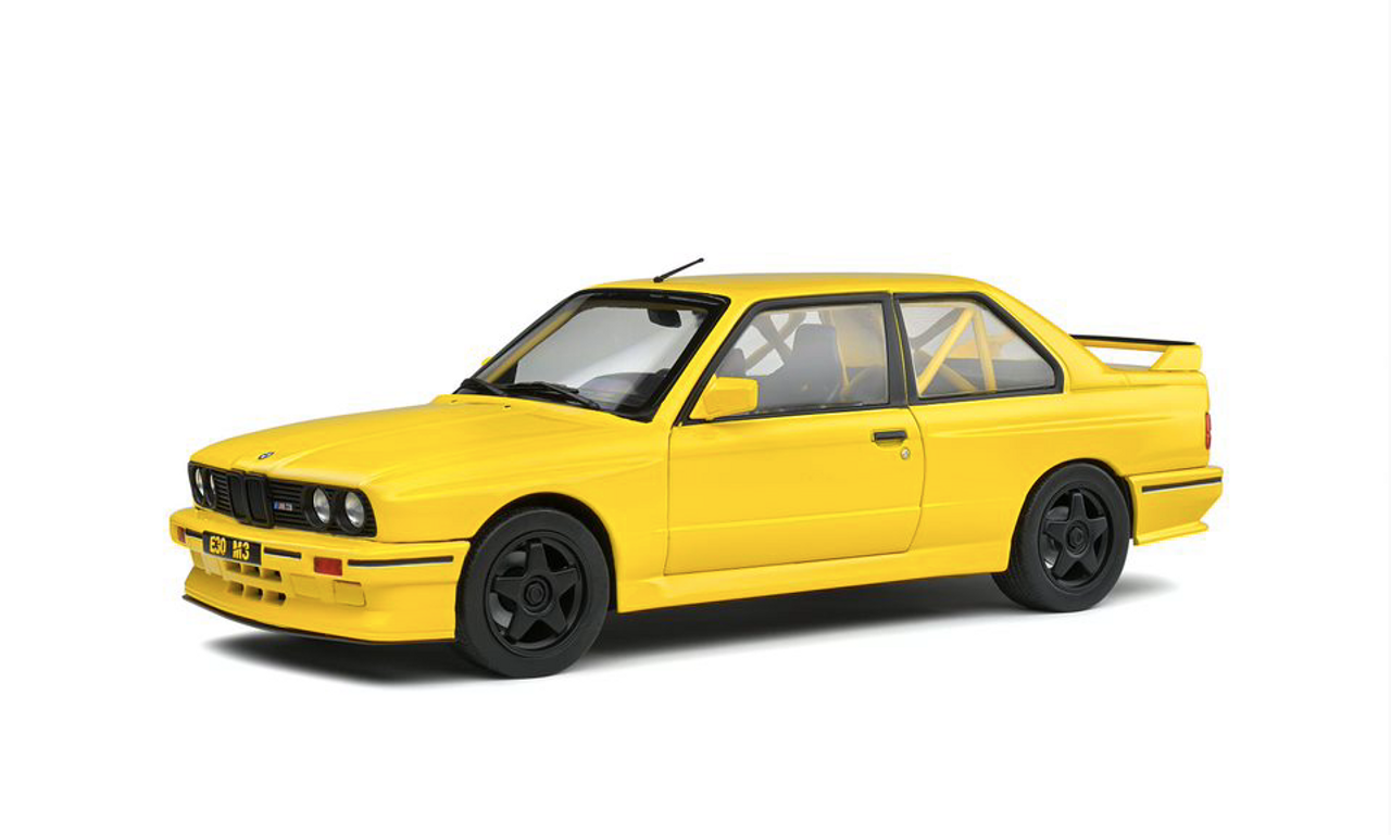 1/18 Solido 1990 BMW M3 (E30) Street Fighter (Dakar Yellow) Diecast Car Model