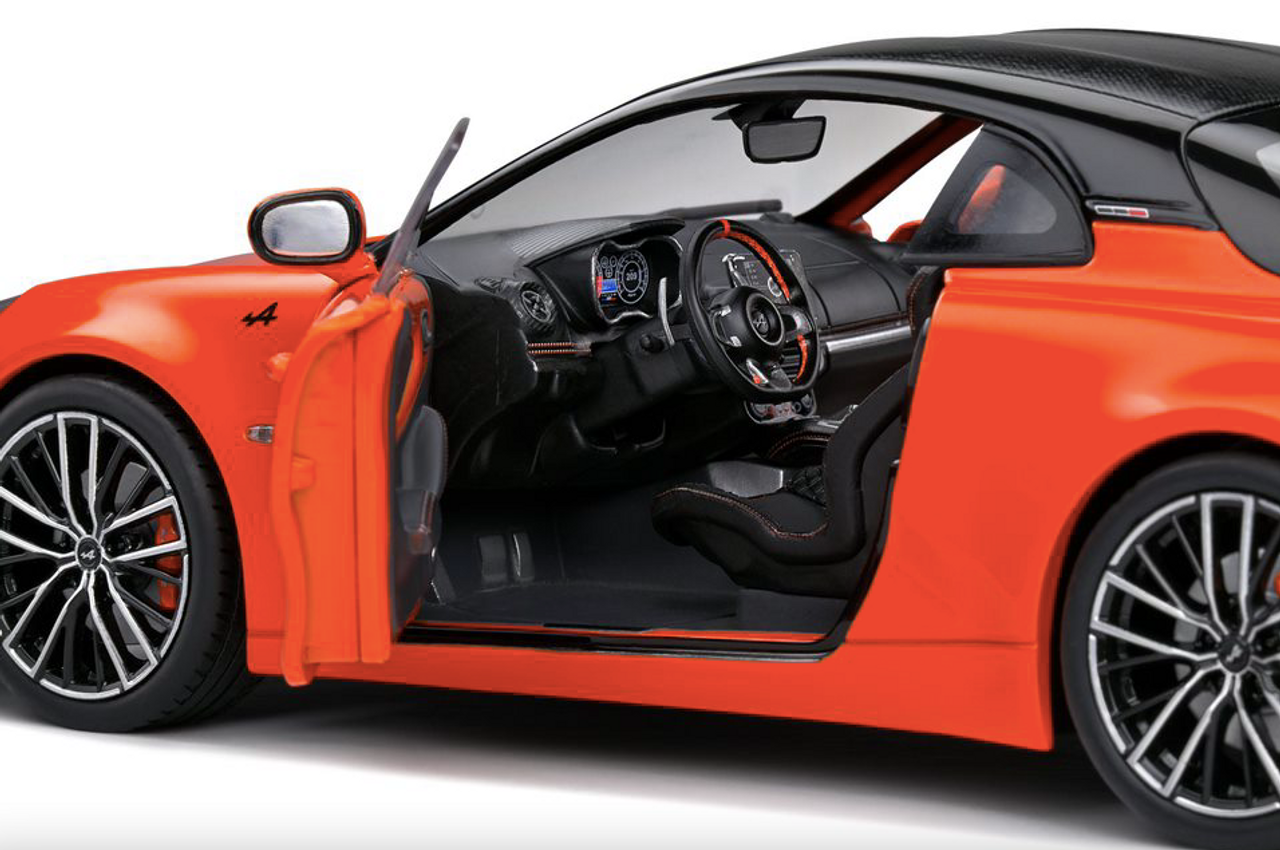1/18 Solido 2022 Alpine A110 (Orange Metallic) Diecast Car Model
