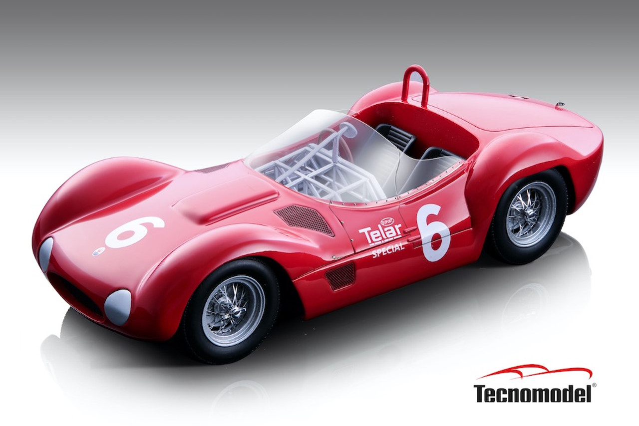 テクノモデル1/18 マセラティ TIPO61 #6 メドウデール1961 優勝 1/18 Technomodel 1961 Maserati Tipo 61 Birdcage #6 Winner