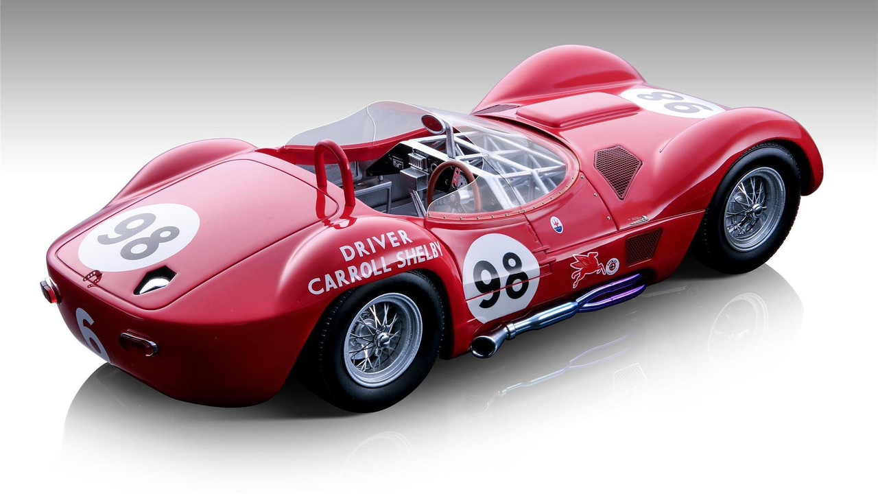1/18 Technomodel 1960 Maserati Tipo 61 Birdcage #98 5th Riverside 200 Miles Resin Car Model Limited 90 Pieces