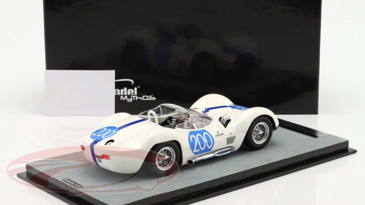 1/18 Technomodel 1960 Maserati Tipo 61 Birdcage #200 Targa Florio Resin Car Model Limited 80 Pieces